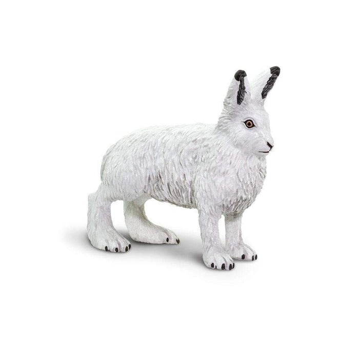 Miniature Arctic Hare | Toy Arctic Hare | Arctic Hare Figurine - 2.2in. L x 1.2in. W x 2.15in. H - 1 Piece/Pkg. (sl182129)