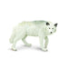 Miniature White Wolf | White Wolf Model | White Wolf Figurine - 3.55in. L x 1.6in. W x 2.2in. H - 1 Piece (sl220029)