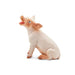 Toy Baby Pig | Miniature Piglet | Sitting Piglet Figurine - 1.5in. L x 0.7in. W x 1.65in. H - 1 Piece (sl245829)