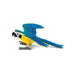 Miniature Macaw | Macaw Model | Toy Macaw | Blue and Gold Macaw Figurine - 4.17in. L x 3.54in. W x 1.38in. H - 1 Piece (sl264029)