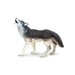 Mini Gray Wolf | Gray Wolf Model | Toy Wolf | Gray Wolf Figurine - 3.6in. L x 1.05in. W x 2.8in. H - 1 Piece (sl273829)