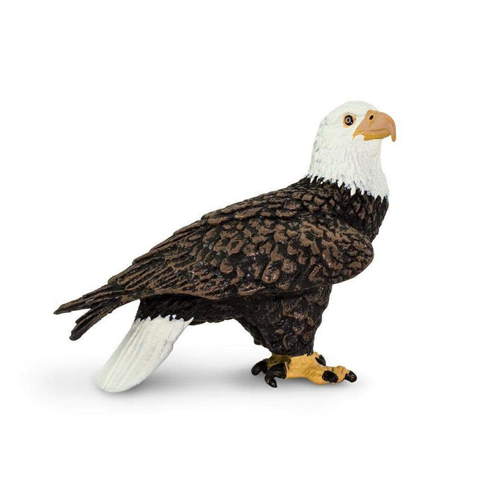 Miniature Eagle | Bald Eagle Model | Toy Eagle | Bald Eagle Figurine - 2.4in. L x 1.45in. W x 2.3in. H - 1 Piece (sl291129)