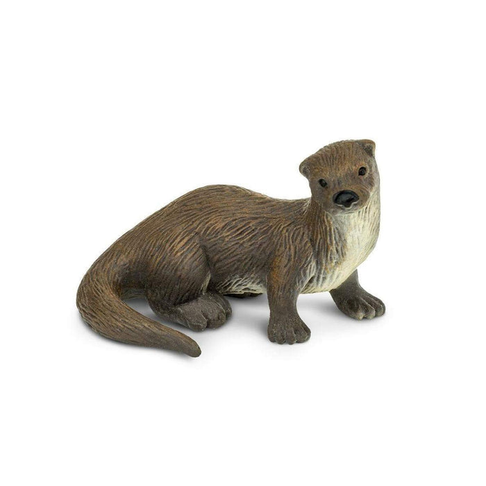 Mini Otter | Otter Figurine | Toy Otter | River Otter Figure - Plastic - 2.6in. L x 1.6in. W x 1.75in. H - 1 Piece (sl291529)